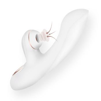 德国Satisfyer素指美人脉冲吮吸震动棒 双震马达