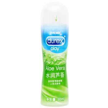 杜蕾斯水润芦荟温和型润滑液50ml 芦荟呵护 爽滑升级