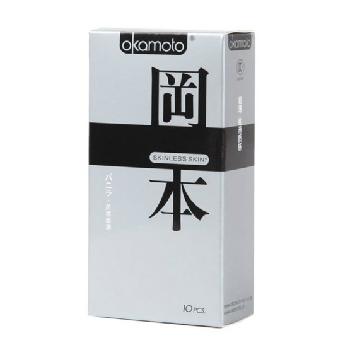 冈本SKIN质感超薄安全套10只 香草冰淇淋味