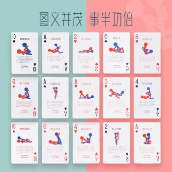 私密体位姿势教学情趣扑克 夫妻调情惩罚 性爱教程