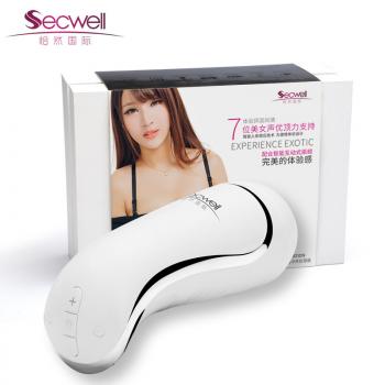 恰然国际可儿智能飞机杯 感应发音 3D立体通道
