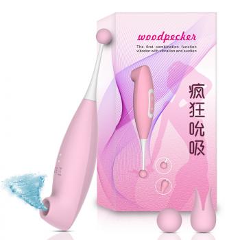 啄木鸟潮吹笔 单点强刺激 可吸可夹击