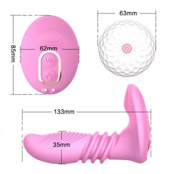 蒂贝双振穿戴蝴蝶震动器3代 智通恒温 伸缩震动