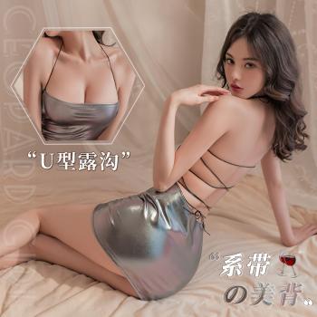 夜店御姐系带挂脖包臀裙 尽显火辣身姿