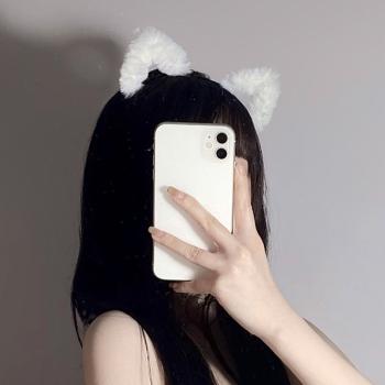 毛绒猫耳发箍 俏皮可爱 软萌乖巧